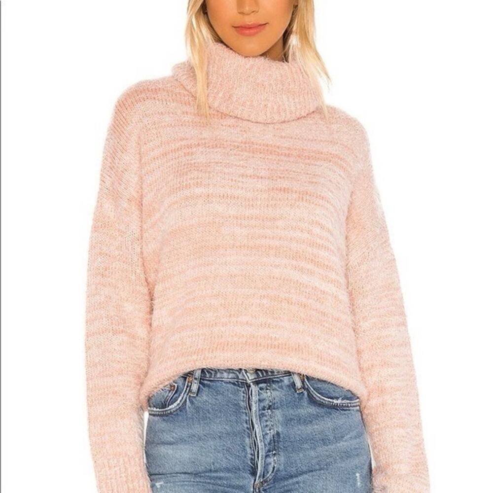 Show me your Mumu Fatima Turtleneck Sweater Purple Pink NWT Size M - Picture 4 of 7
